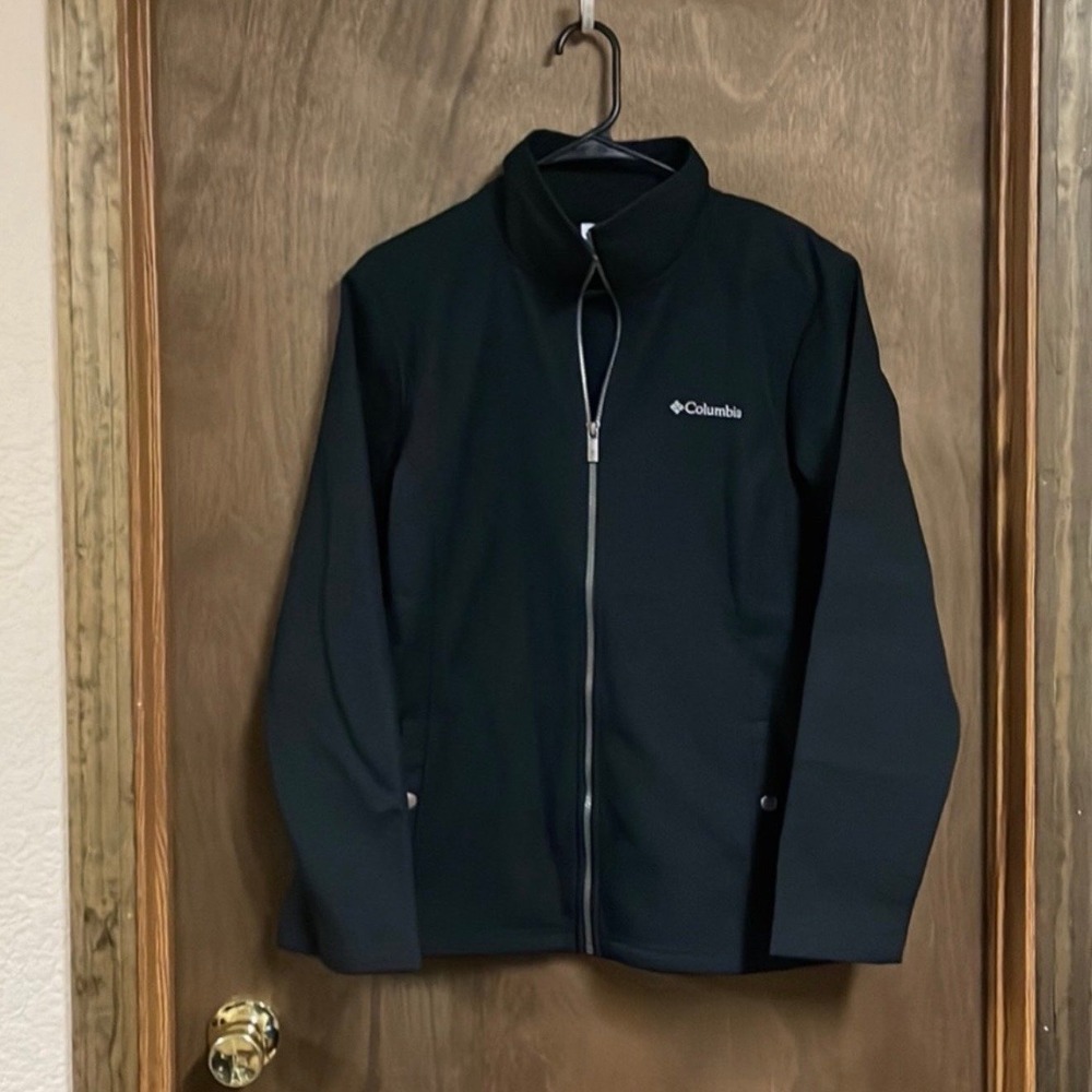 Columbia Full Zip Jacket Black Large